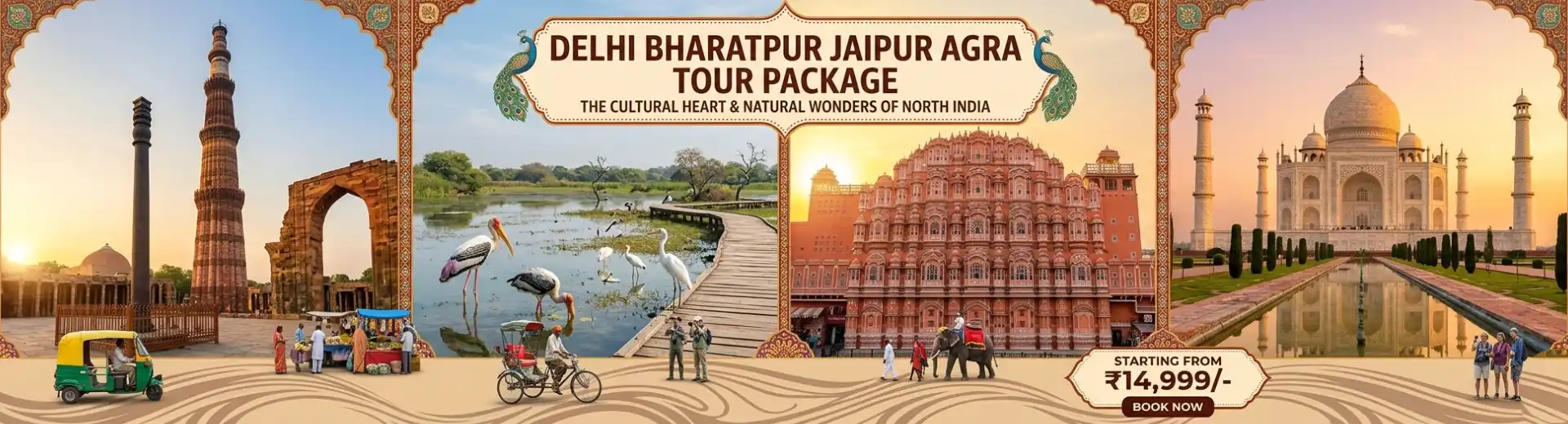 Delhi Bharatpur Agra Jaipur Tour
