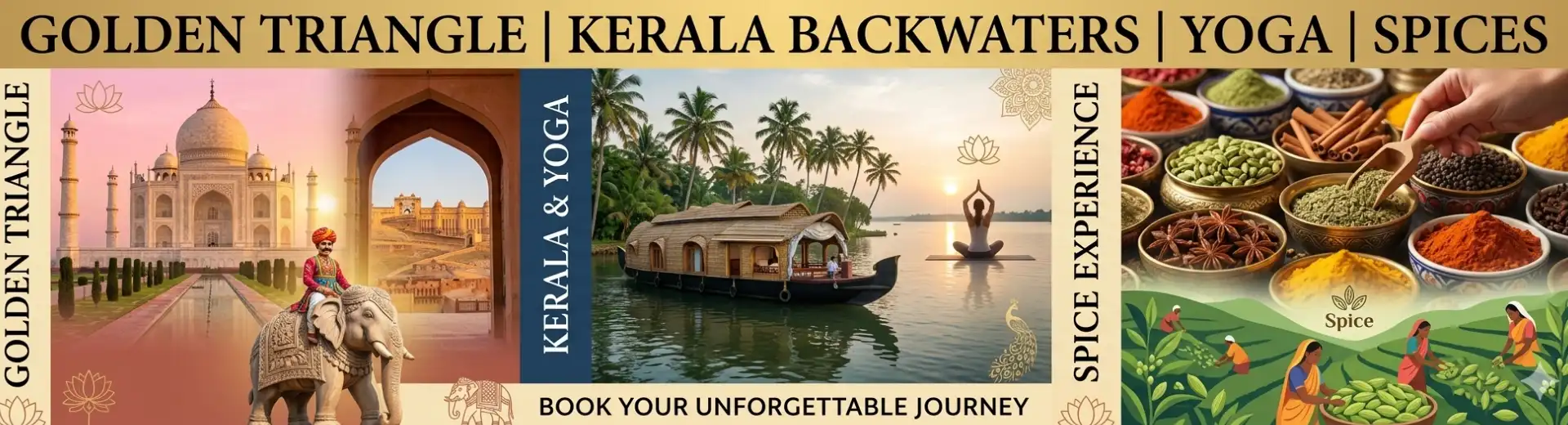 Golden Triangle With Kerala