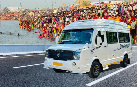 Jaipur to Kumbh Mela Tempo Traveller Service