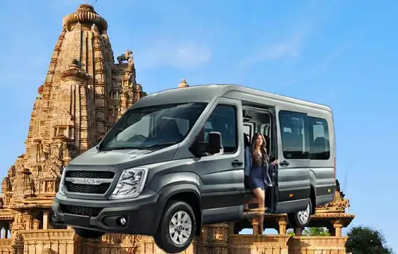 Tempo Traveller in Khajuraho