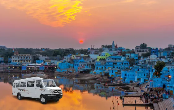 Tempo Traveller in Pushkar